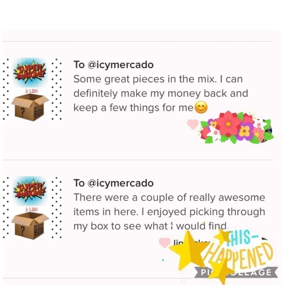 5 lbs Personal Mystery Box for $15